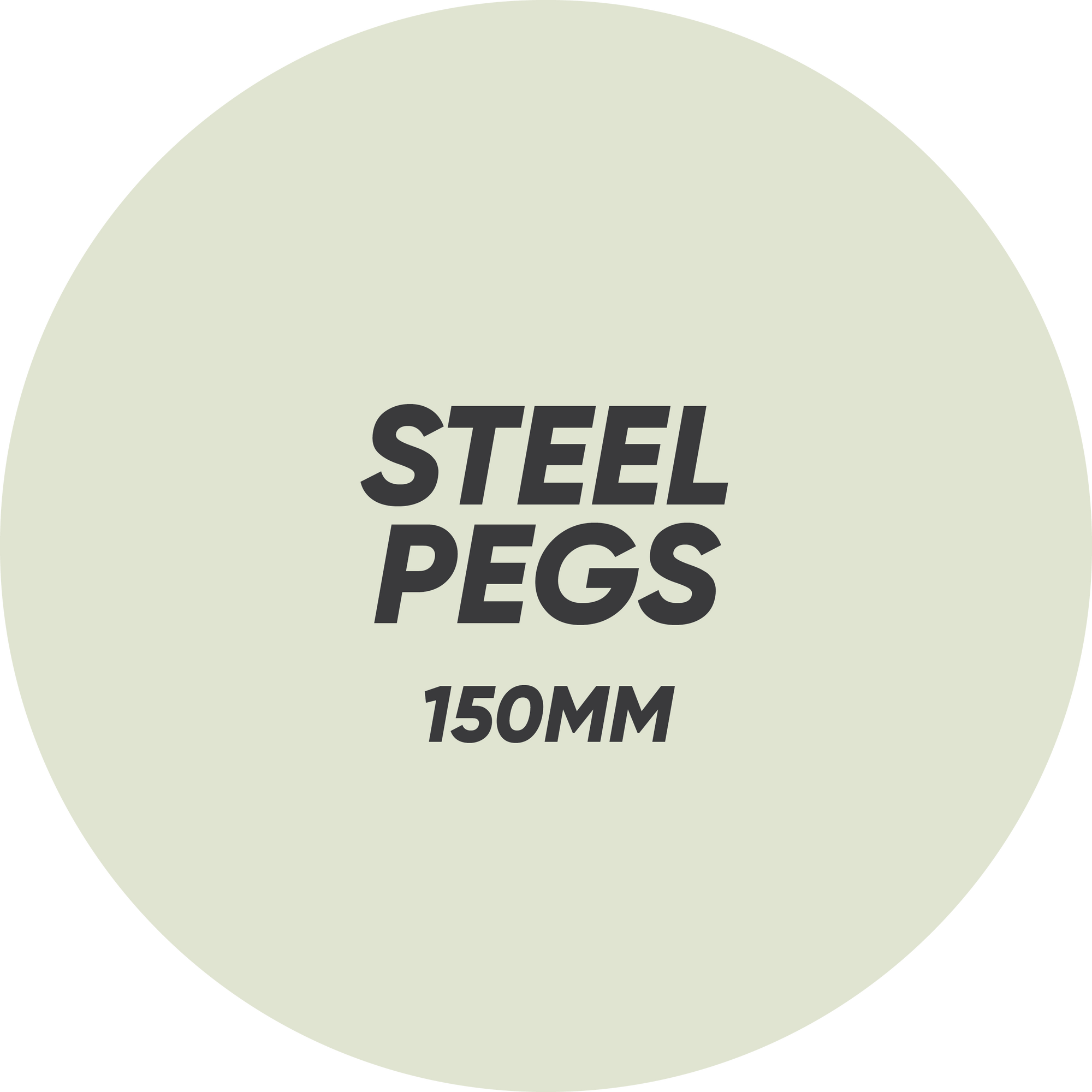 Steel Pegs - 1200 Case
