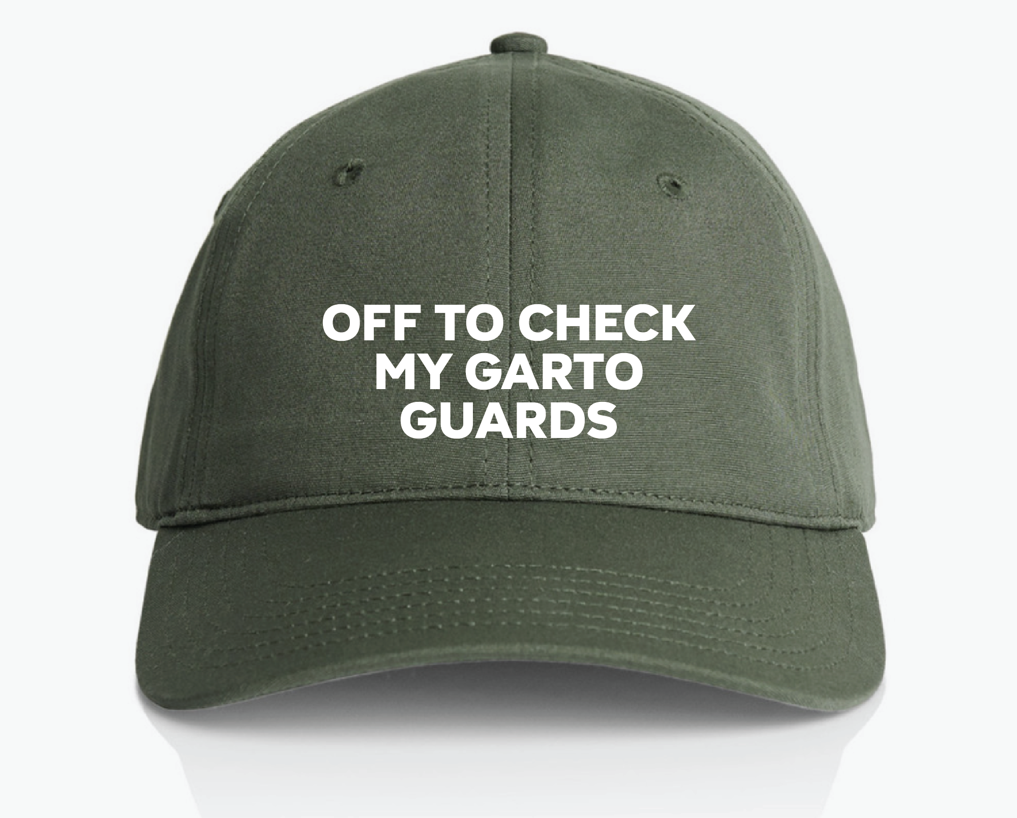 Garto Cap "OFF TO CHECK MY GARTO GUARDS"