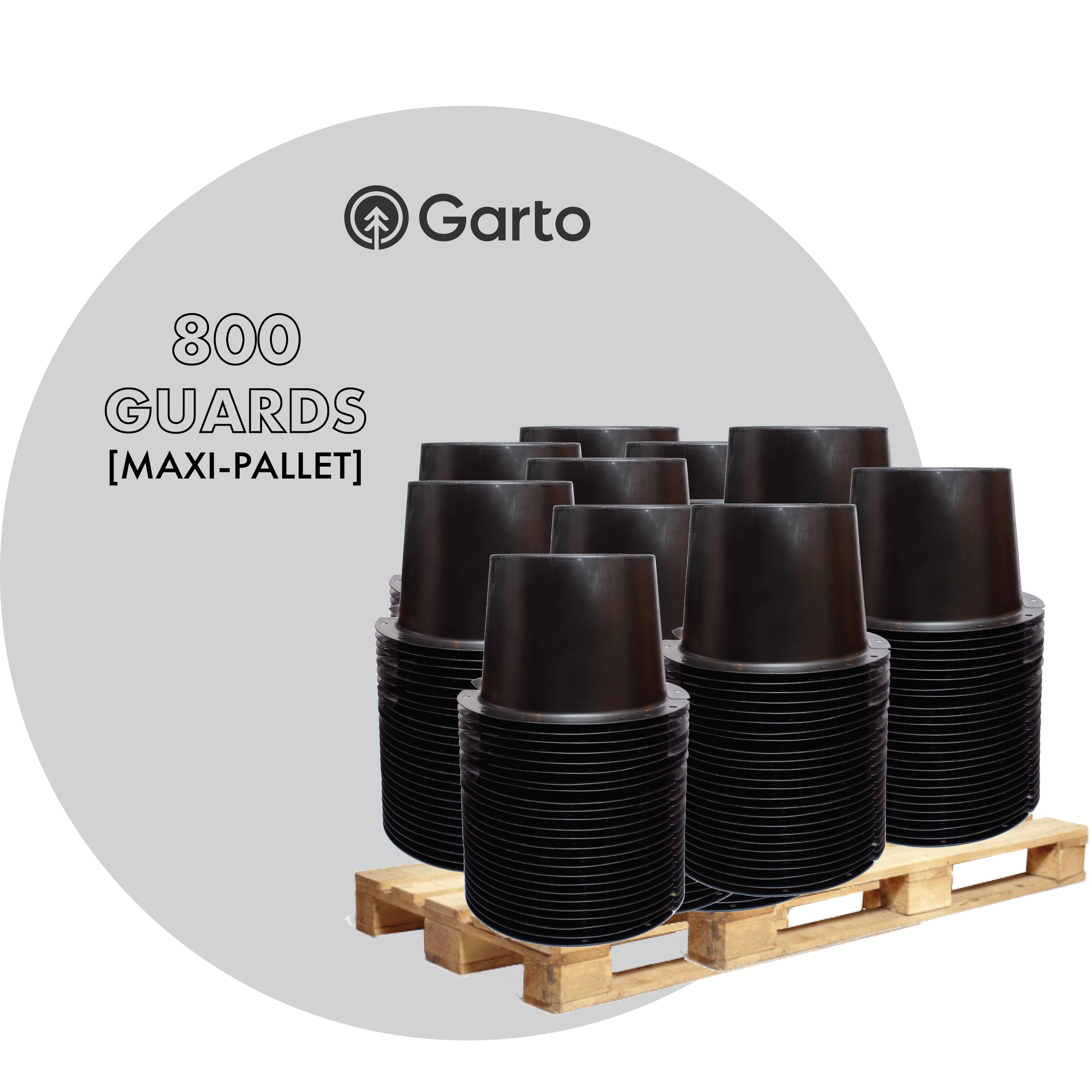 800 Pallet Garto Tree Protectors [MAXI-PALLET]